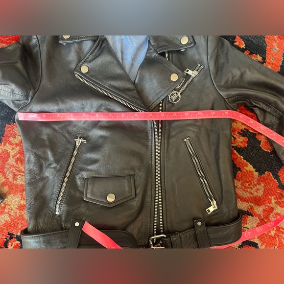 Maje Leather Biker Jacket - Picture 10 of 11